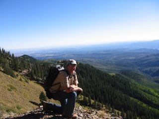 Bill at Abajo Peak