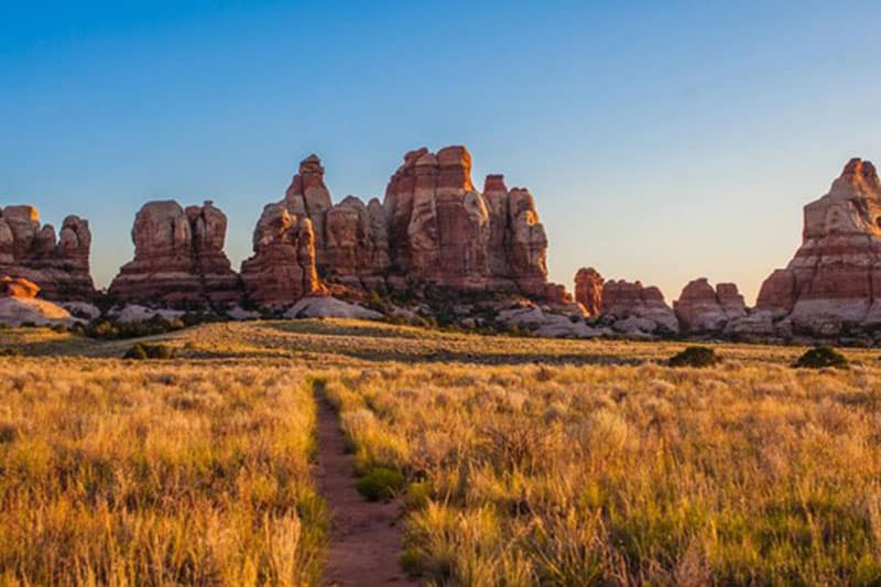 Rock formations in the Canyonlands